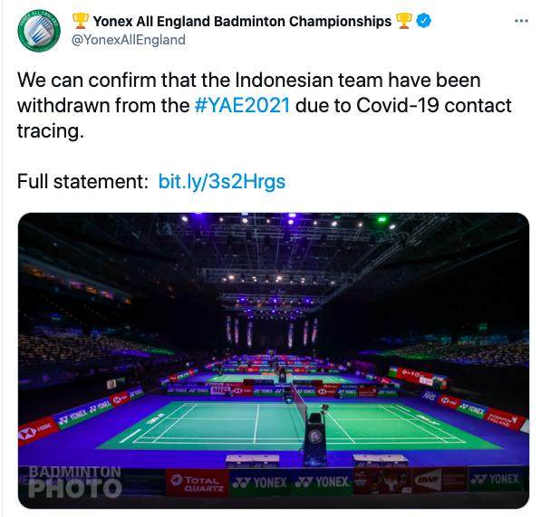 开云app-印尼队被迫退出全英赛 日羽稳步前行或包揽5金？
